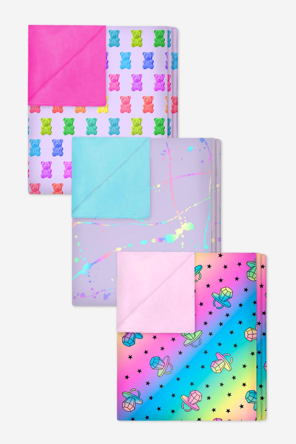 3-Pack Simply Soft Reversible Blanket