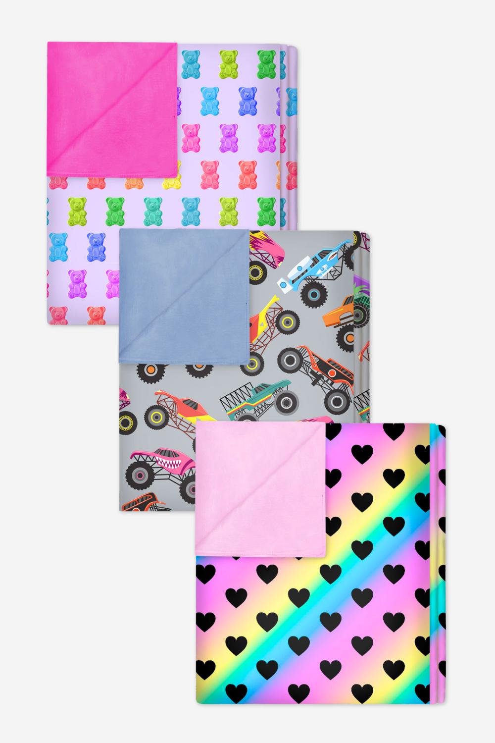 3-Pack Simply Soft Reversible Blanket