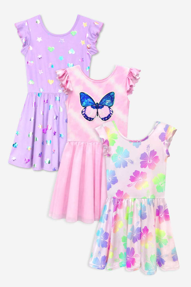 3 Pack Flutter Be Happy Dress