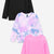 Denim Tie Dye | Black | Pop Pink - NEW!
