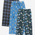 Black White Blue Plaid | Vintage Blue Puppy | Black Multi Sports - NEW!