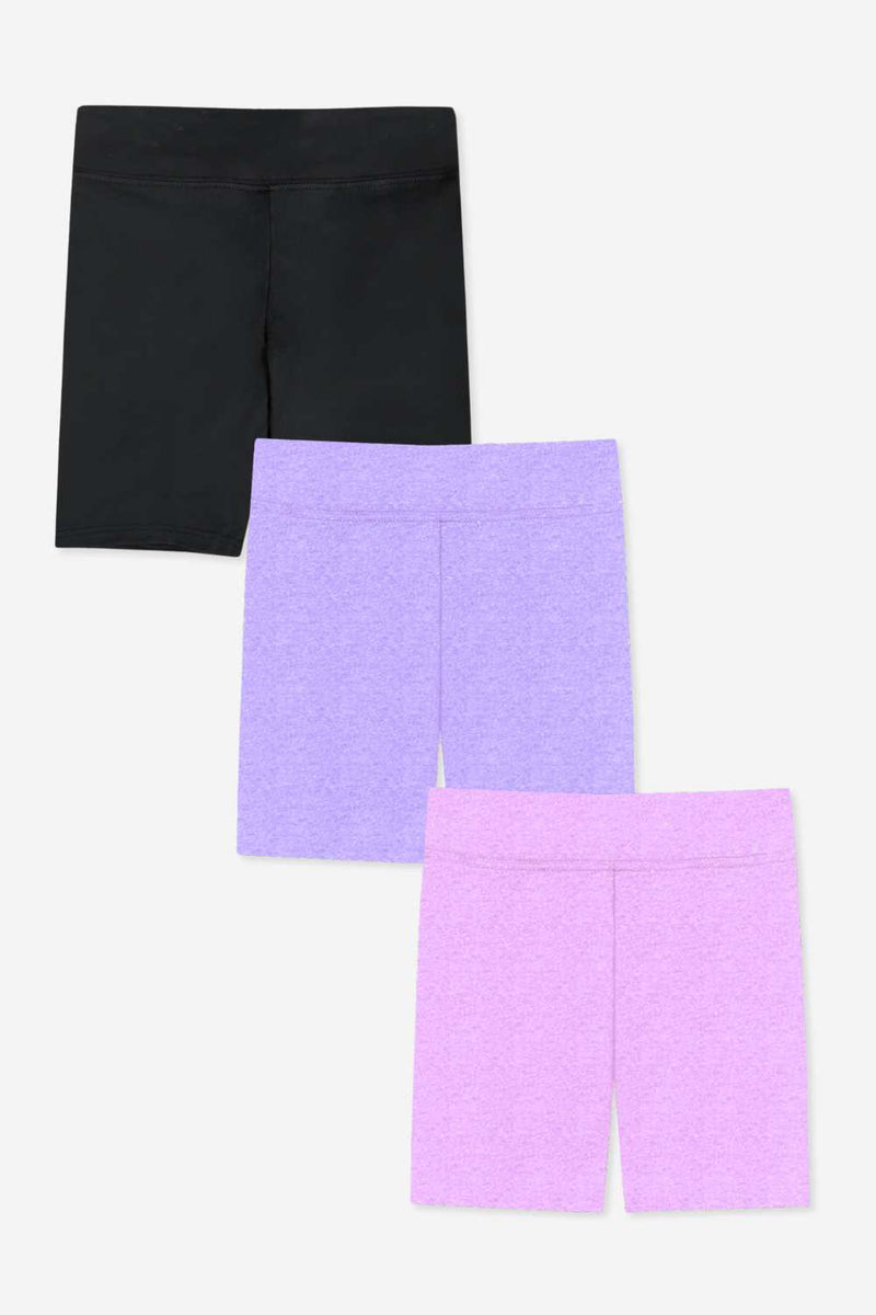 3-Pack Simply Soft Luxe Biker Short