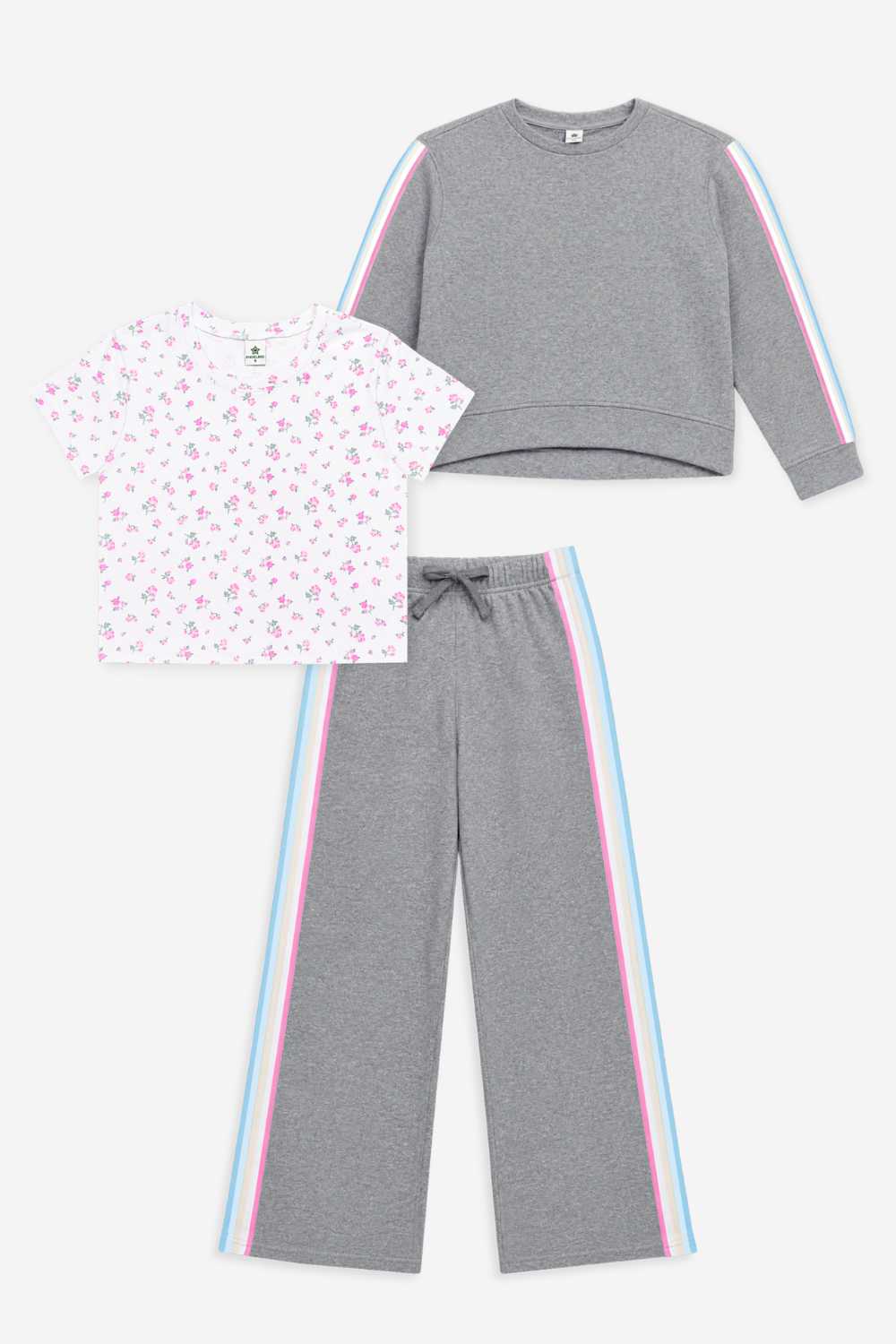 3 Pack Simply Soft Tee & Cloud Soft Set - Cozy Happy Pink - NEW!