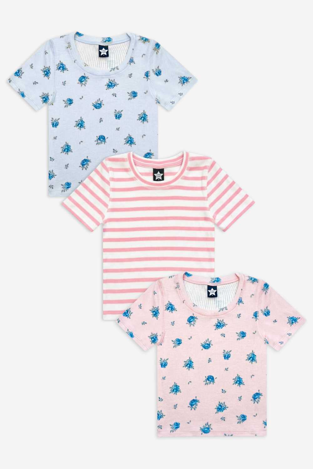 3-Pack Ultra-Soft Ribbed Fitted Tee