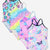 Rainbow Stars | Pink Bleach Tie Dye | Rainbow Smile & Stars | Pastel Rainbow Tie Dye Emoji - NEW!