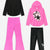 Hot Pink Star | Black | Black Butterfly | Neon Pink - NEW!