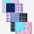 Ice Pink Sun & Moon | Black White Plaid | Pink Navy Plaid | Lilac Pastel Splatter