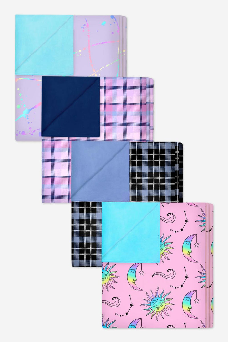 4-Pack Simply Soft Reversible Blanket
