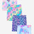 Pastel Rainbow Tie Dye Emoji | Blue Bleach Tie Dye | Rainbow Smile & Stars | Denim Leopard Splatter - NEW!
