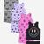 Black Smile | Lilac Star | Neon Pink Emojis | Steel Bows - NEW!
