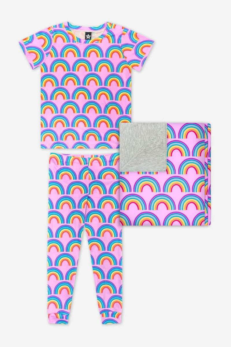 Pack Simply Soft S/S Slim Lounge Set & Blanket