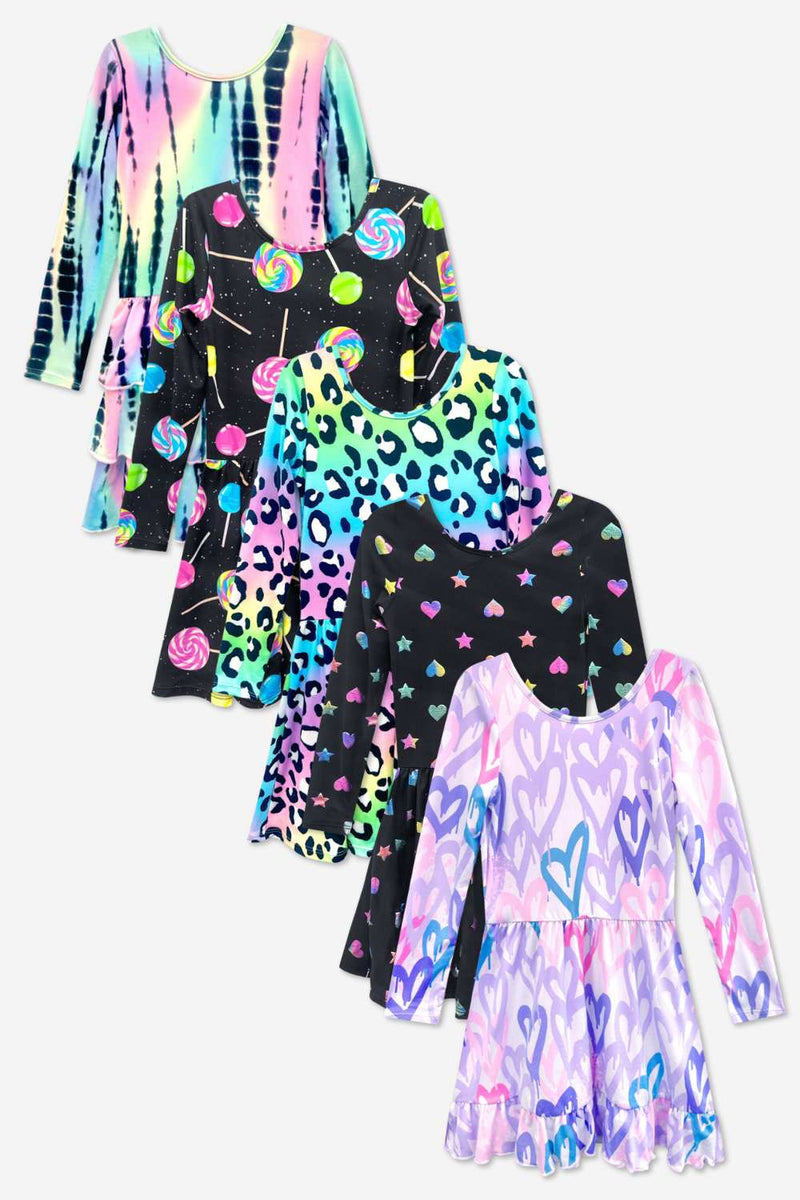 5-Pack Simply Soft L/S Dress