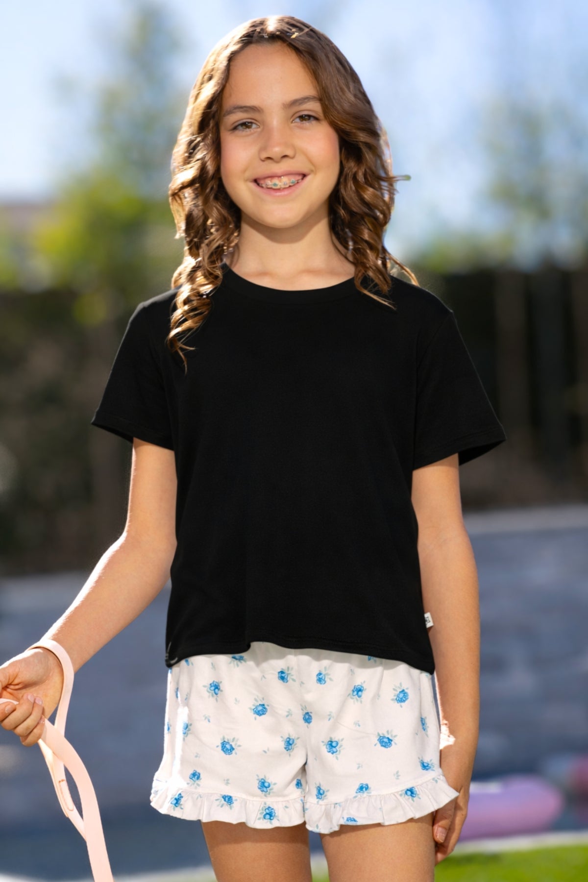 Simply Soft Easy Tee - White Rainbow Heart - NEW!
