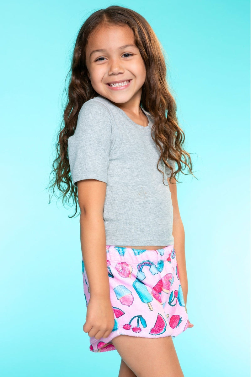 Fuzzy Plush Dolphin Short