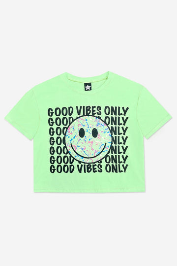 Washed Cotton Drop Shoulder Tee
