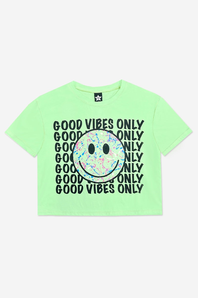Washed Cotton Drop Shoulder Tee