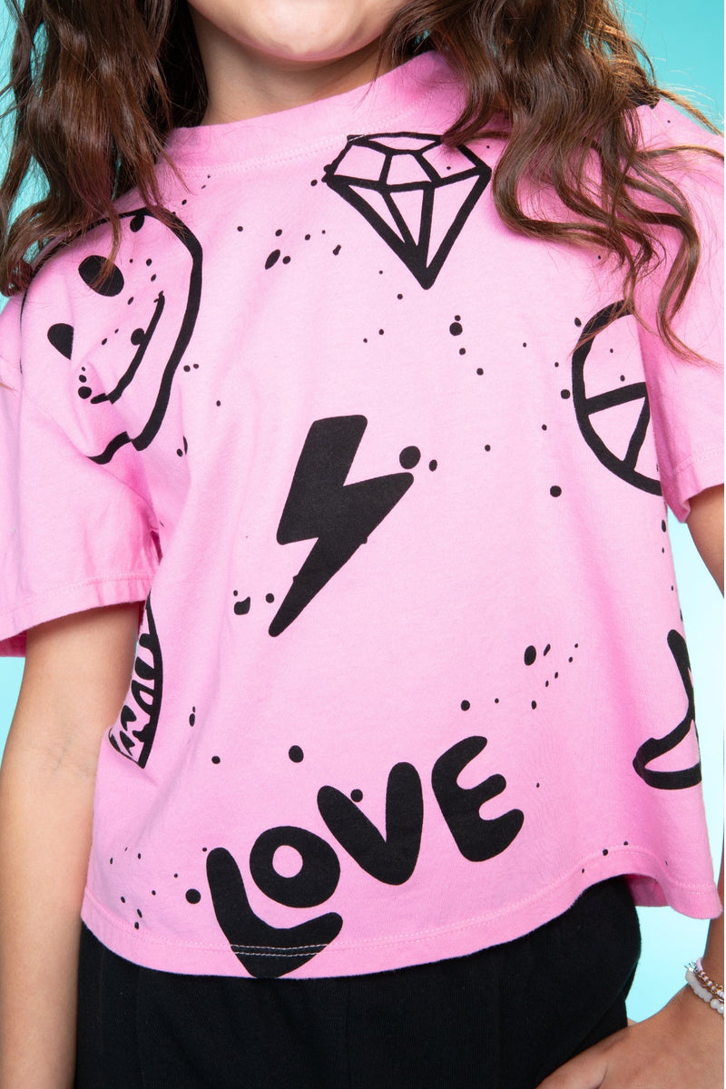 Washed Cotton Drop Shoulder Tee
