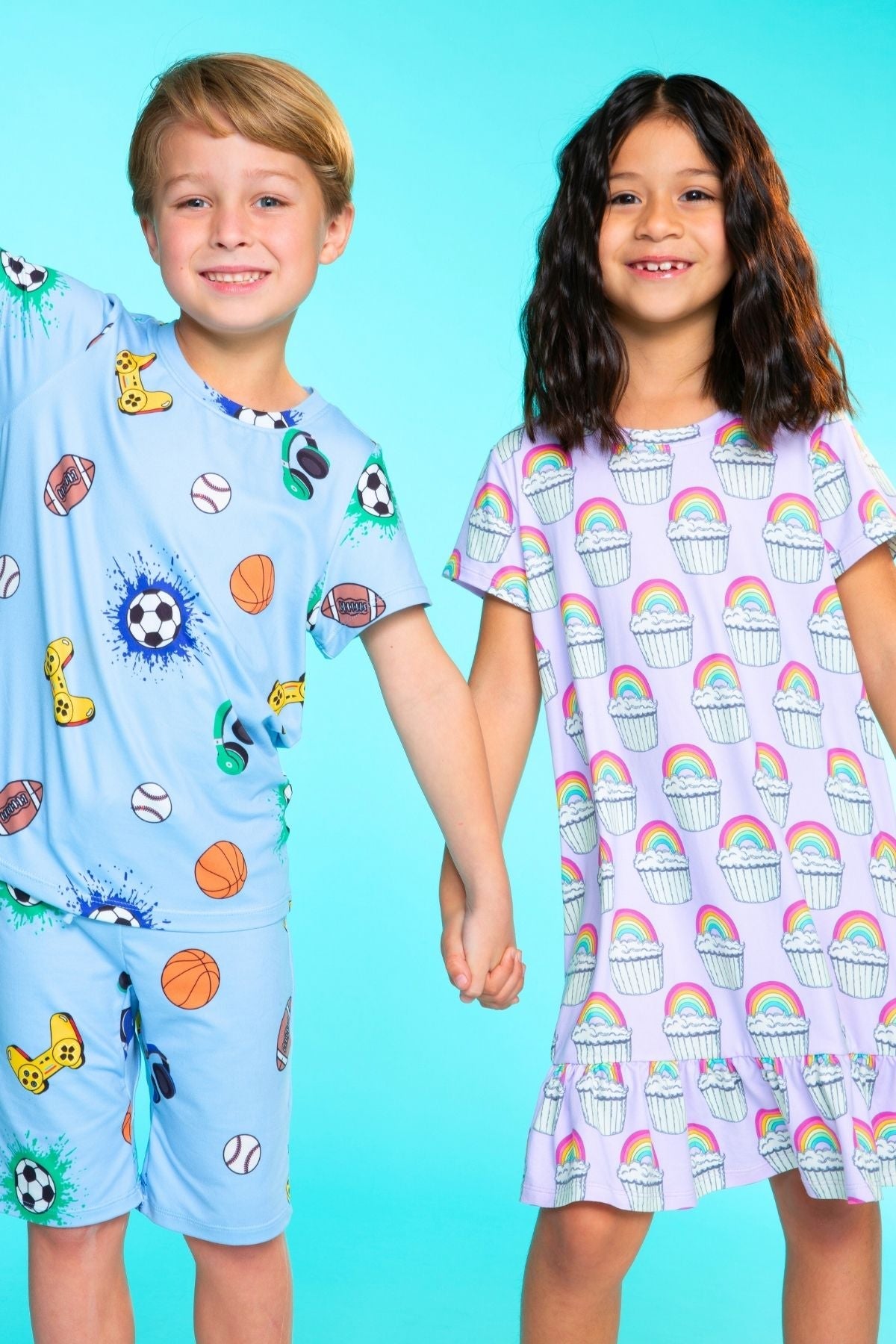 Simply Soft Short Sleeve Tee & Lounge Short - Burger & Fries - On Sale!