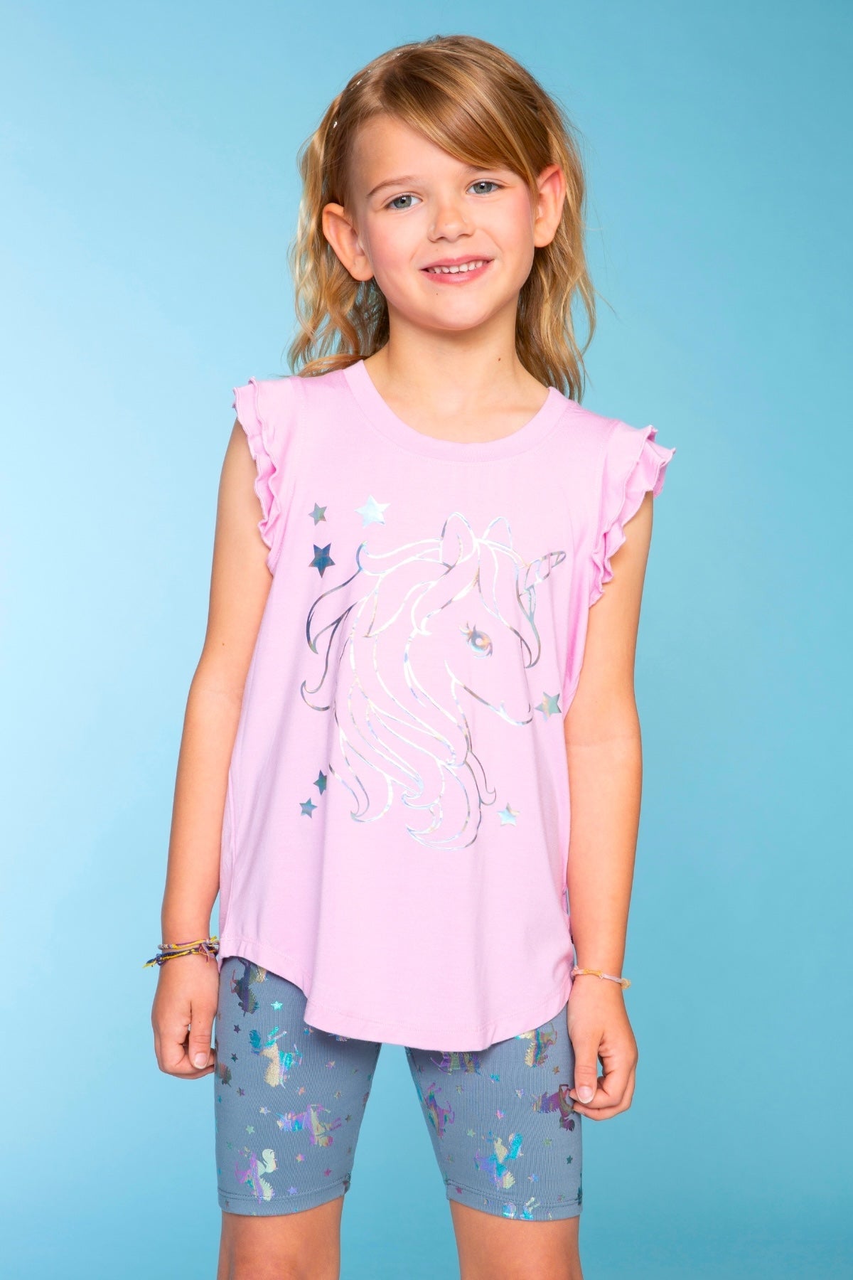 Modal Flutter Sleeve Shirttail Top