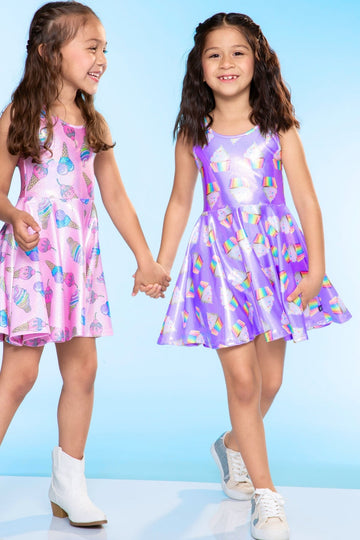 Glitter Tank Super Twirl Dress