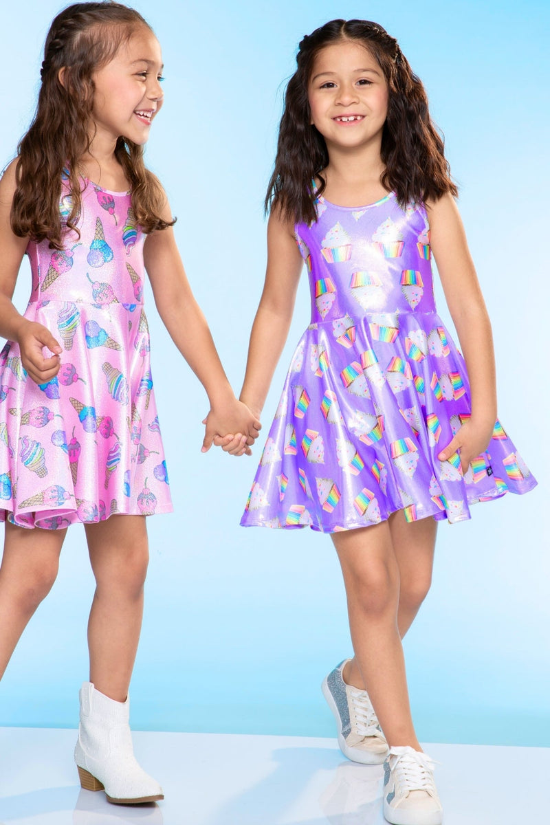 Glitter Tank Super Twirl Dress