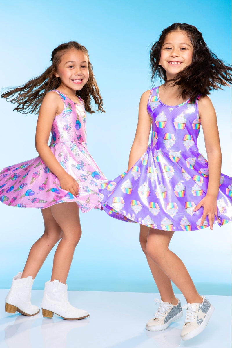 Glitter Tank Super Twirl Dress