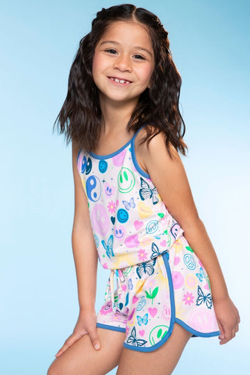 Simply Soft Strappy Short Romper