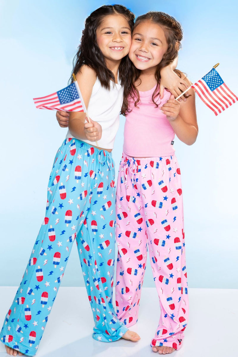 Simply Soft Karate Pant - Ice Blue Bomb Pop