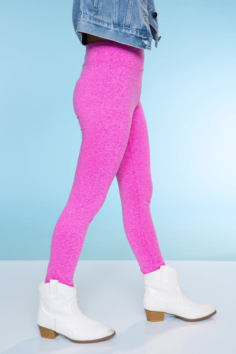 Simply Soft Luxe Mid-Rise Long Legging - Dark Pink