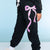 Black Pink Bow - NEW!