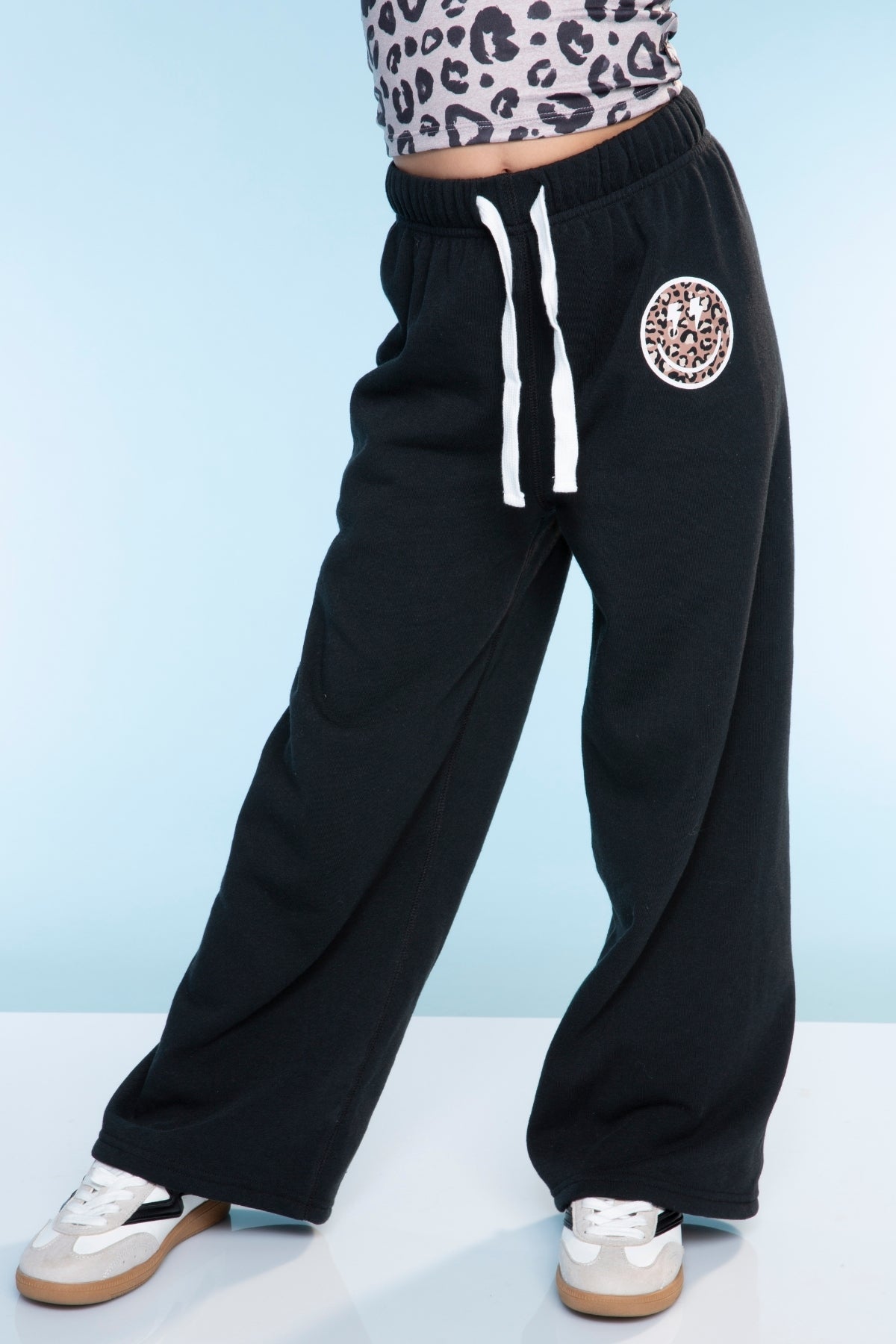 French Terry Luxe Wide Leg Sweatpant
