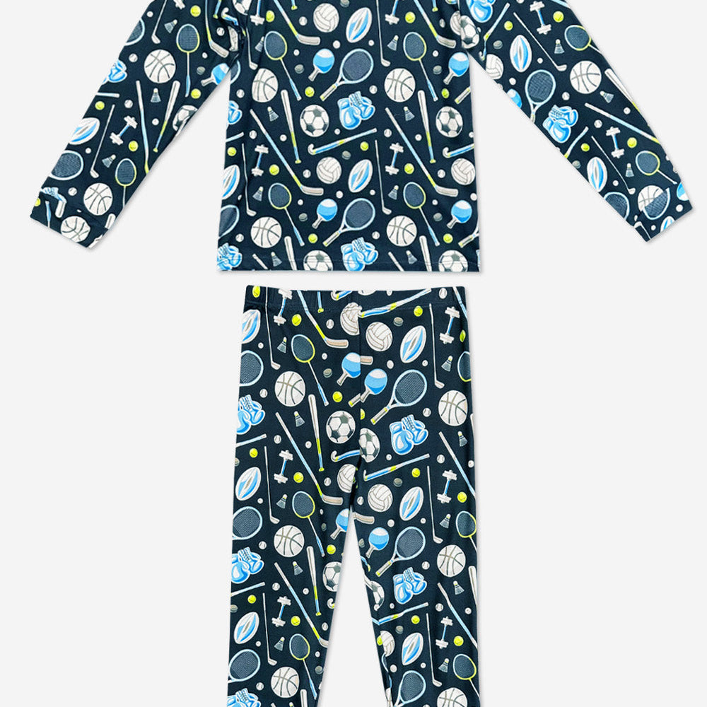 Simply Soft Long Sleeve Crew & Slim Lounge Bottom