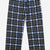 Black White Blue Plaid