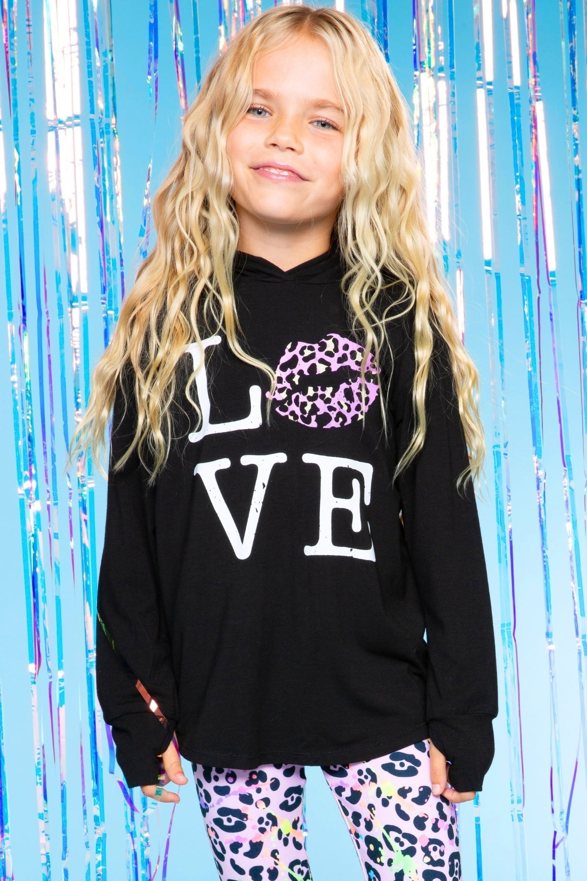 Modal Knit Hoodie Pullover W/Thumbholes