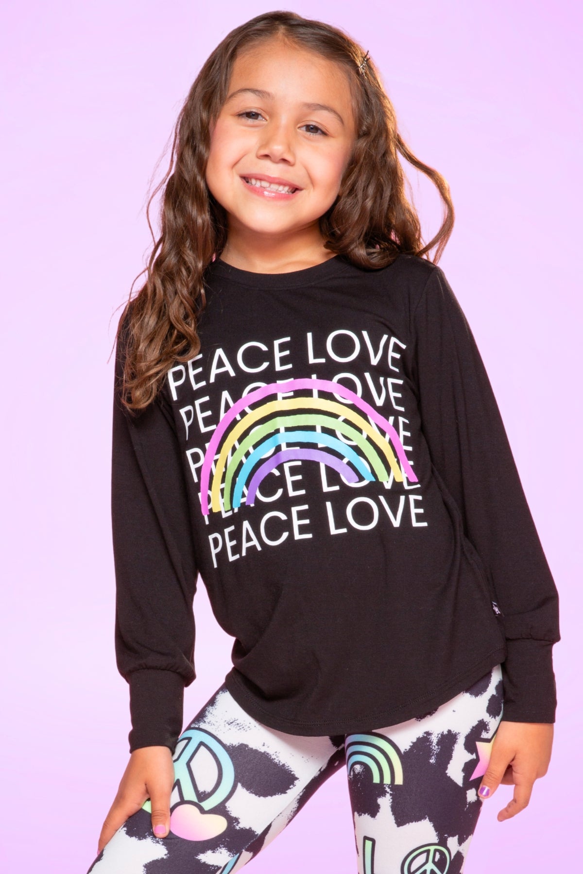 Modal Long Sleeve Shirttail Top - Lilac Sweet Vibes