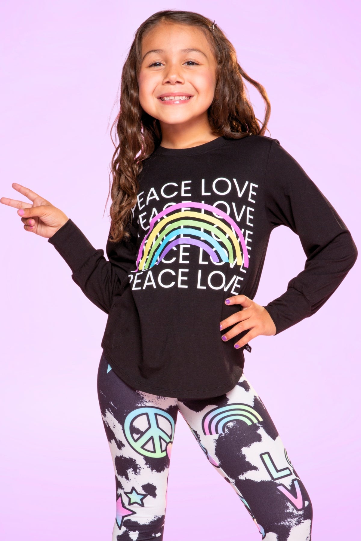 Modal Long Sleeve Shirttail Top - Lilac Sweet Vibes