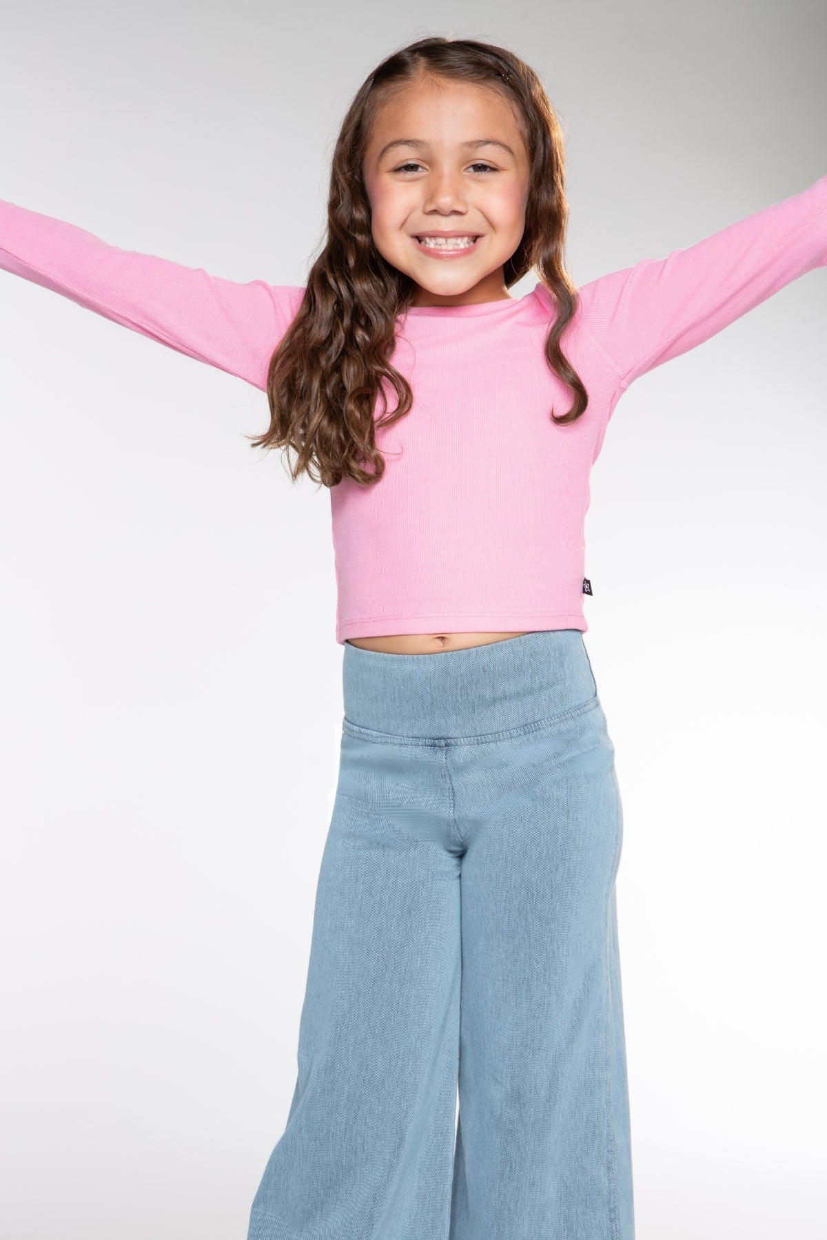 Super Stretch Soft Denim Wide Leg Jegging - Light Vintage Denim - NEW!