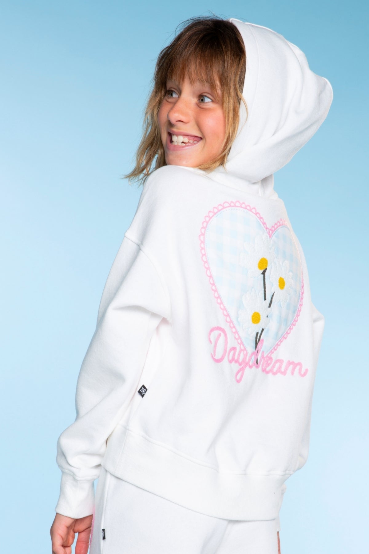 Cloud Soft French Terry Everyday Hoodie - Vintage Rose Hibiscus