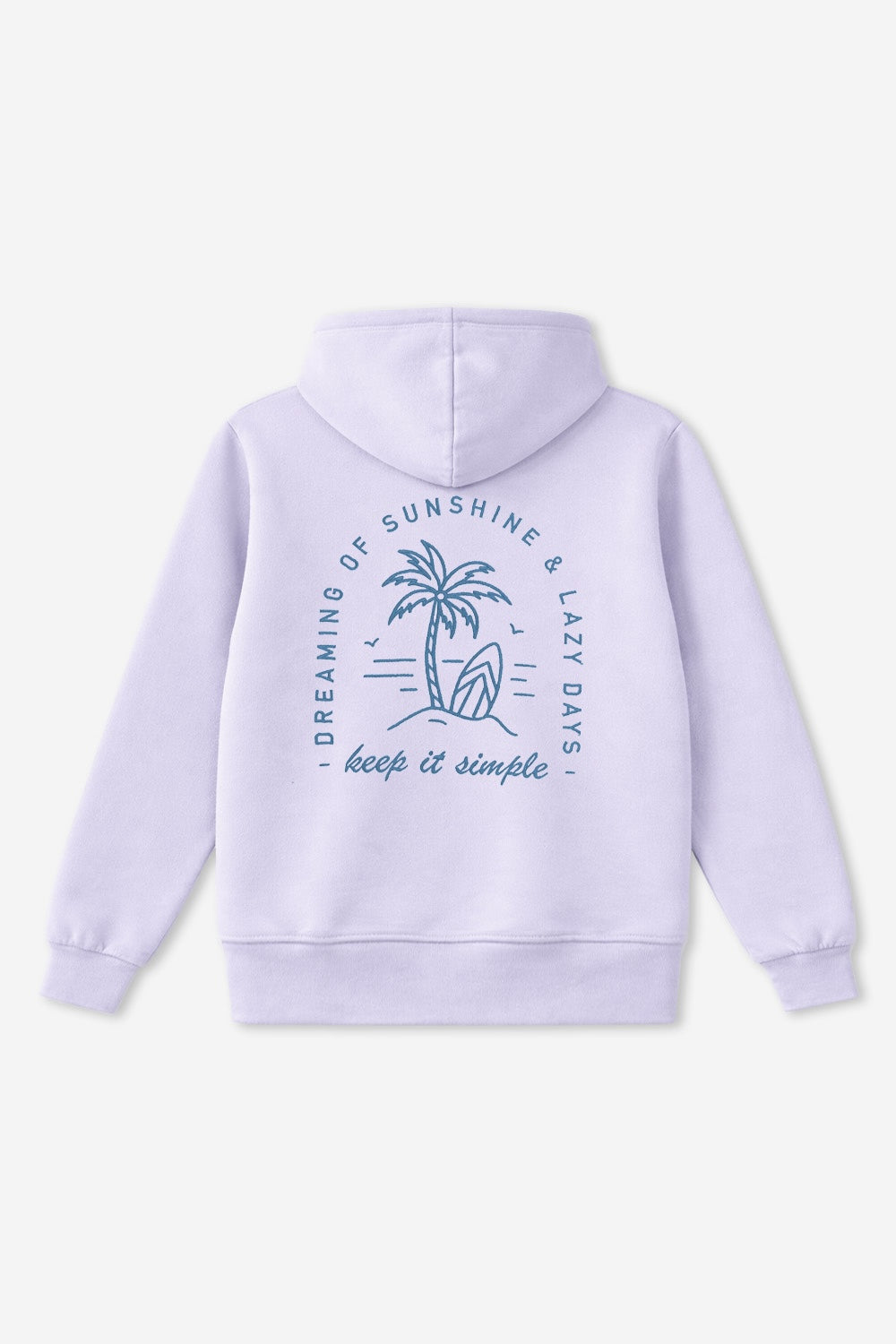 Cloud Soft French Terry Everyday Hoodie - Vintage Rose Hibiscus