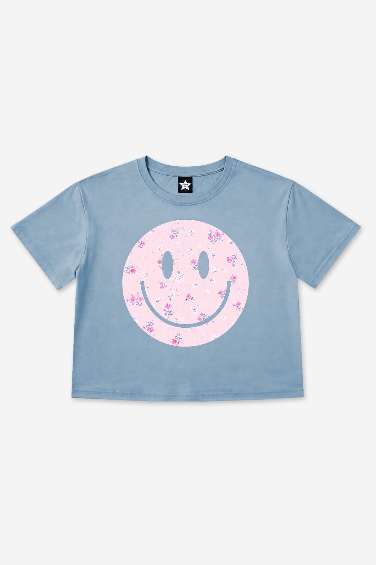 Washed Cotton Drop Shoulder Tee.