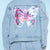 Lt Denim Sequin  Butterfly - NEW!