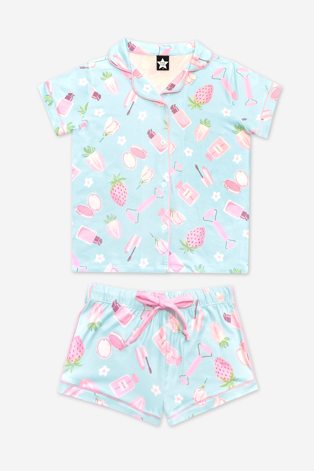 Short Sleeve Simply Soft Button Down Top & Short