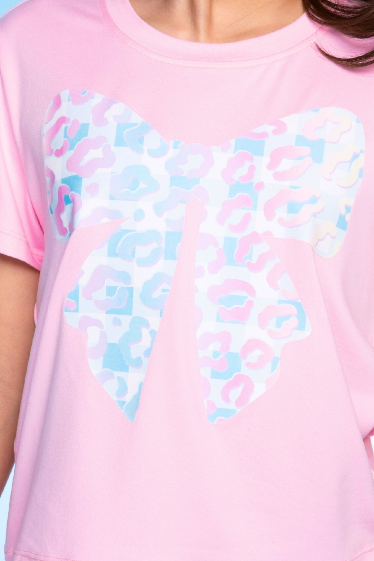 2 Pack Simply Soft Easy Tee - White Pink Beach | Ivory Gingham Daydream - NEW!