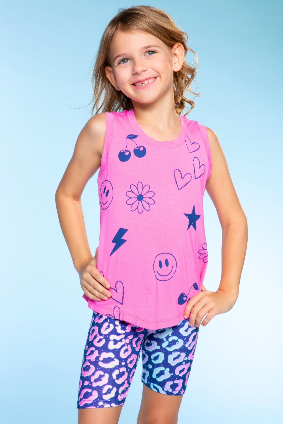 Modal Shirttail Tank - Lavender Good Vibes