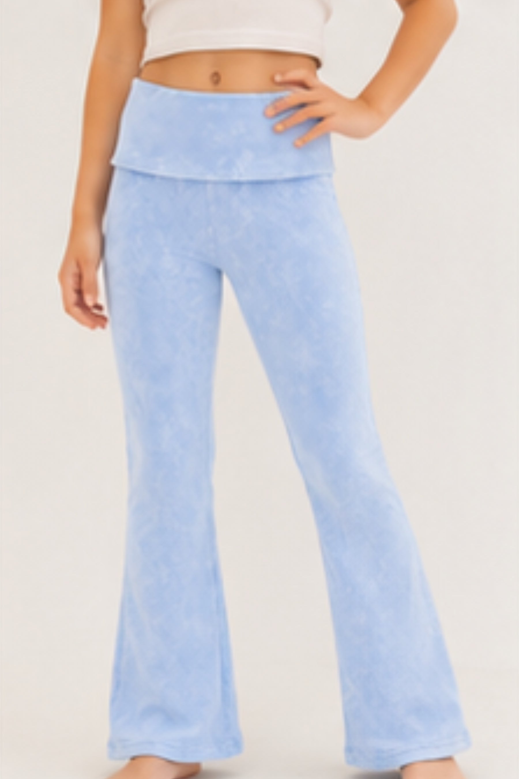Vintage Washed Foldover Flare