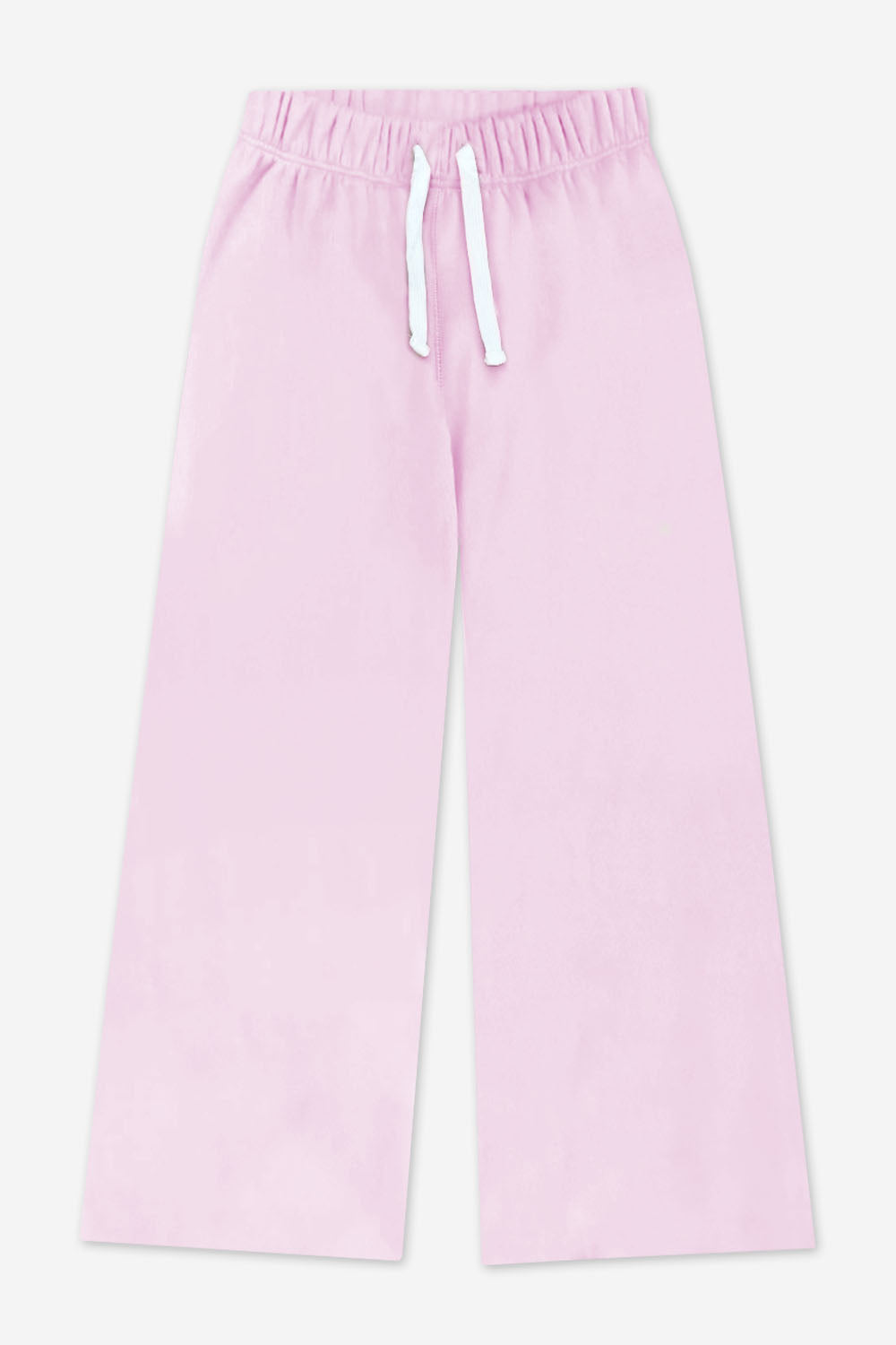 Cloud Soft French Terry Wide Leg Pant - Black