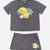 Vintage Black Sequin Lemon