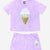 Lt Purple Sequin Ice Cream