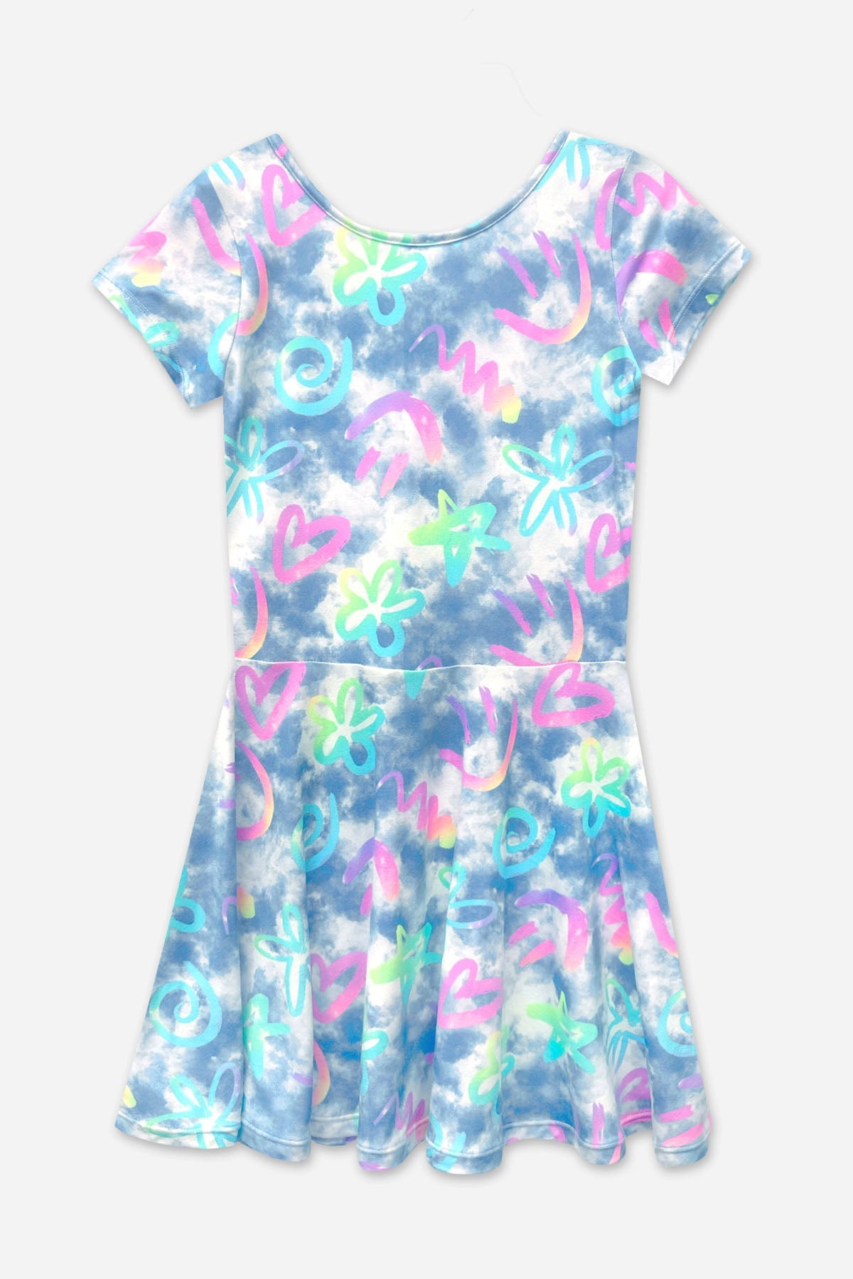 3 Pack SS Skater Dress - Denim Graffiti | Denim Leopard | Pink Ivory Butterfly - NEW!