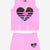 Pink Heart Bolt